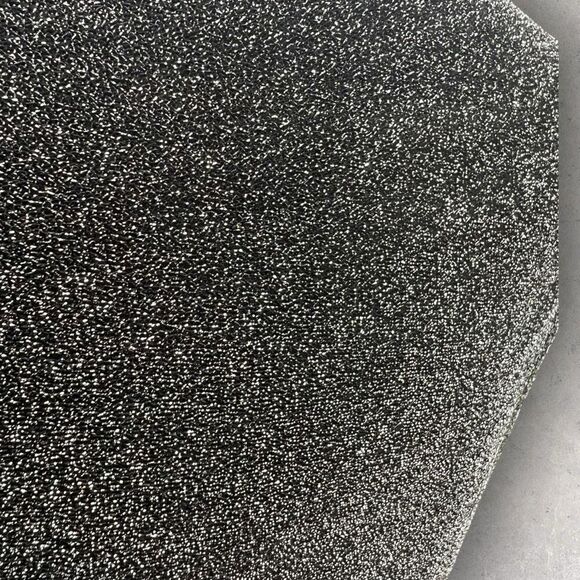 SHEIN large silver metallic wrap top EUC - Picture 3 of 4